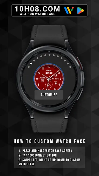 Watch face 10h08.com #78 screenshot 7