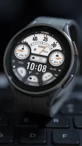 Hollow Black White ZKin Watch screenshot 14