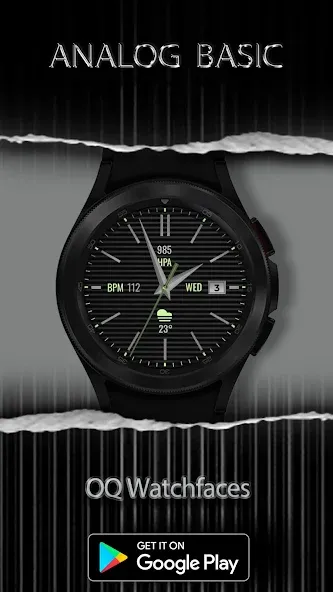Analog Basic WF Wear OS 5+ screenshot 2