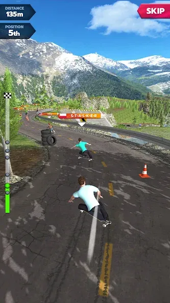 Downhill Race League screenshot 7