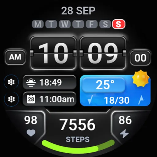 OMG 38 - Digital Watch Face screenshot 21