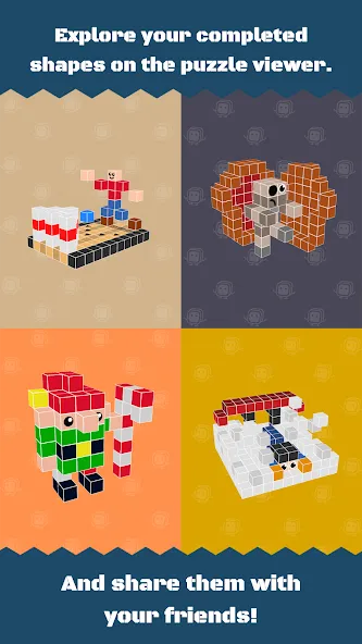 PiKuBo - 3D Nonogram Puzzles screenshot 6