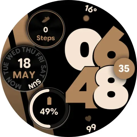 Sporty Pixel Pro - Watch face screenshot 11