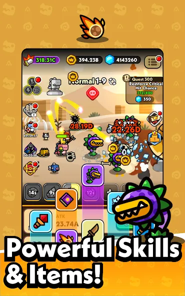Hero Dino: Idle RPG screenshot 20