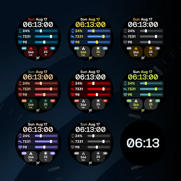 Data Stream Watch Face screenshot 3