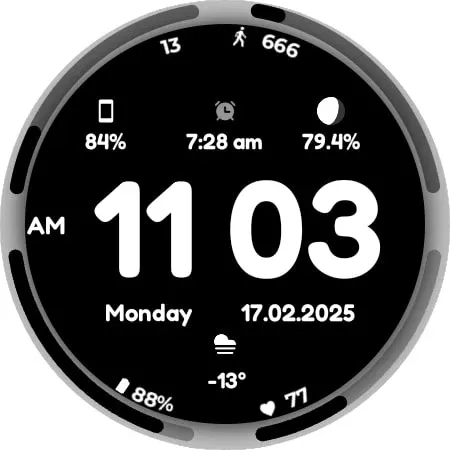 GRBL Bars Watchface screenshot 20
