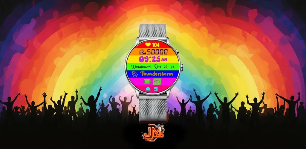 Rainbow Stripes: Vibrant Face screenshot 5
