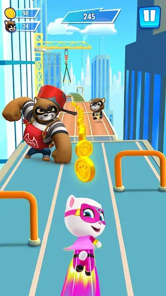Talking Tom Hero Dash screenshot 2