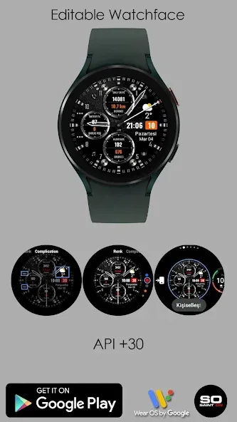 S200 Hybrid Watchface screenshot 2
