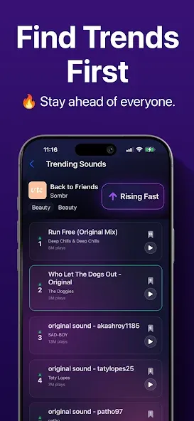 Tk Trends - Viral Sounds Hooks screenshot 1