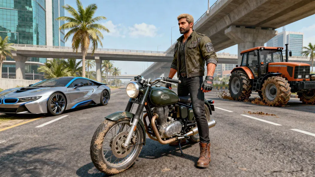 Motor Bike Stunt 3D Bike Game screenshot 2