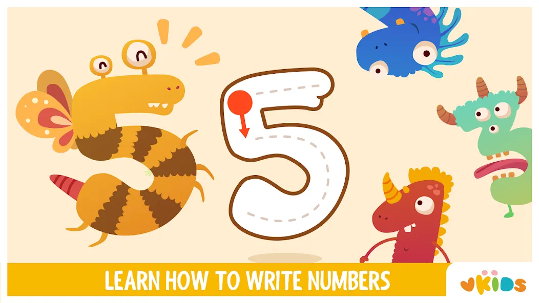 Vkids Numbers - Counting Games screenshot 1