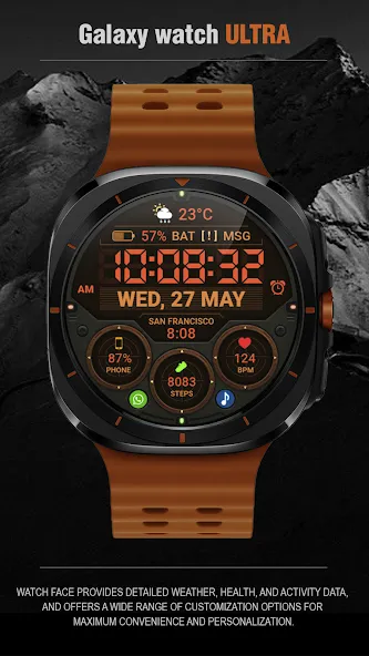 WFP 354 Tactical Watch face screenshot 7