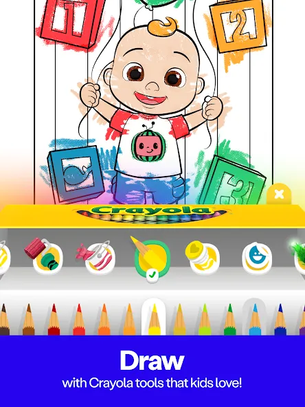 Coloring with Blippi & Friends screenshot 11