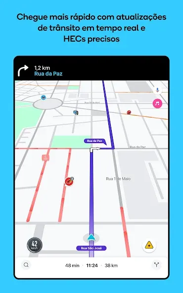 Waze – GPS e Trânsito ao vivo screenshot 9