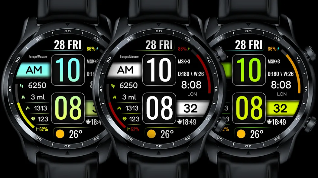 DIGI STRUMAN URX134 Watch face screenshot 1