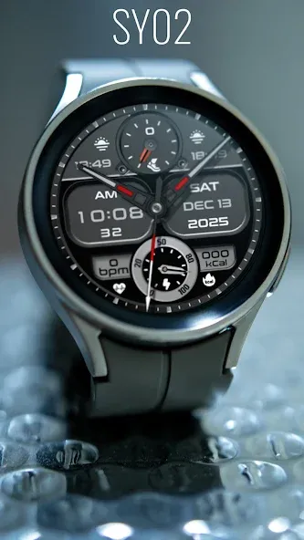 SY02 Watch Face For Wear OS screenshot 1