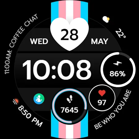 TVV Pride 2 Digital Watch Face screenshot 11