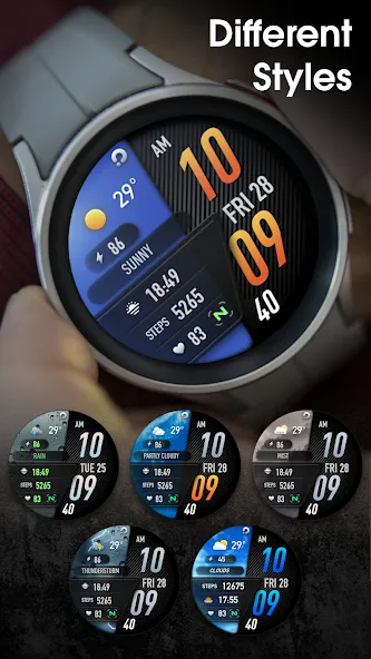 PRADO 23 Weather Watch Face screenshot 4