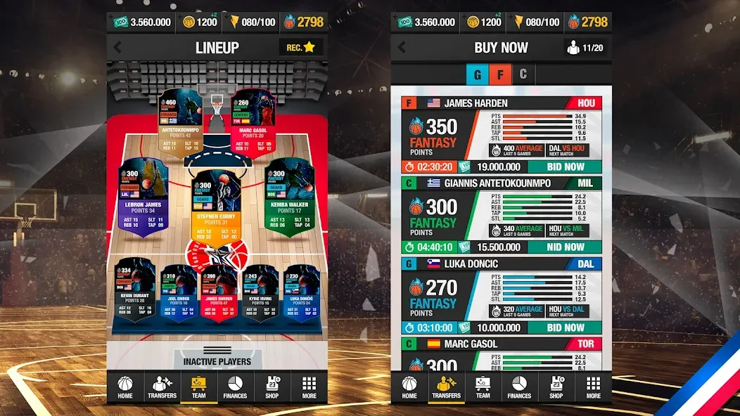 농구 제너럴 매니저 2k24 - 코치 게임 - NBA screenshot 7