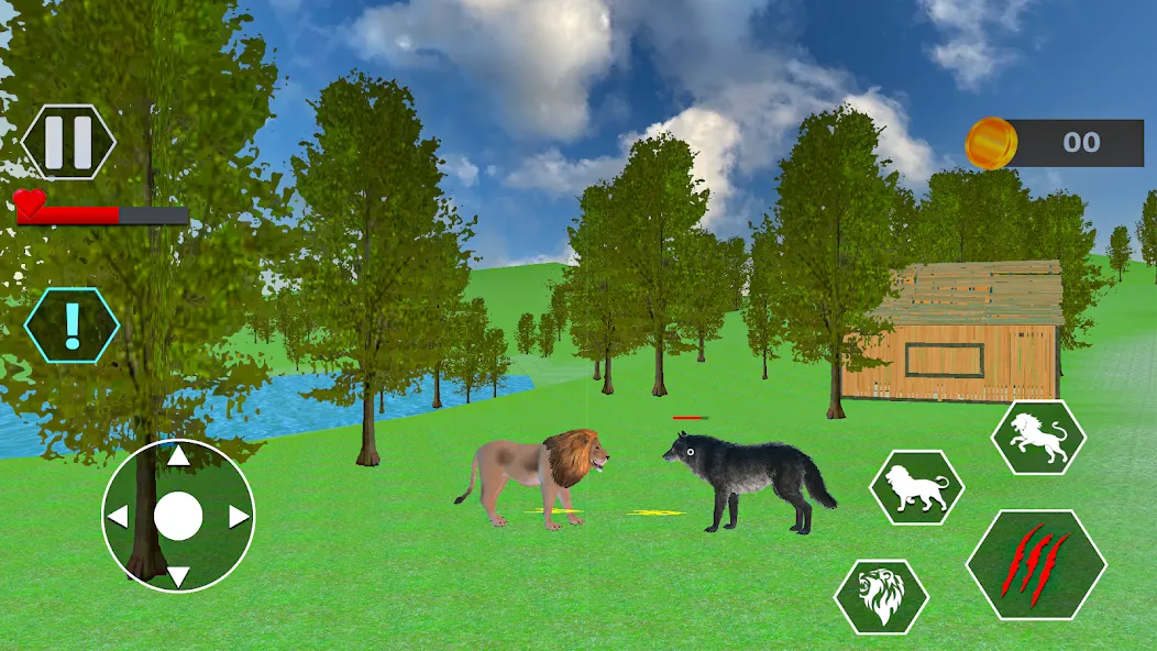 Lion Family Simulator Game screenshot 2