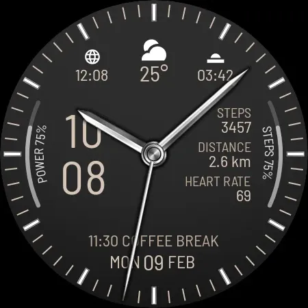 Node N1 Analog Watch Face screenshot 27