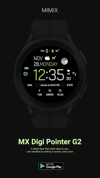 MIMIX MX Pointer G2 Watchface screenshot 7