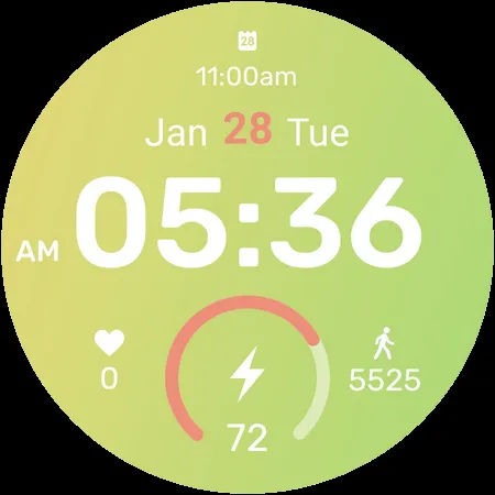 Glacier Digital Watch Face screenshot 11