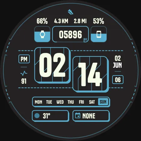 TKS 05 Borderline Watch Face screenshot 11
