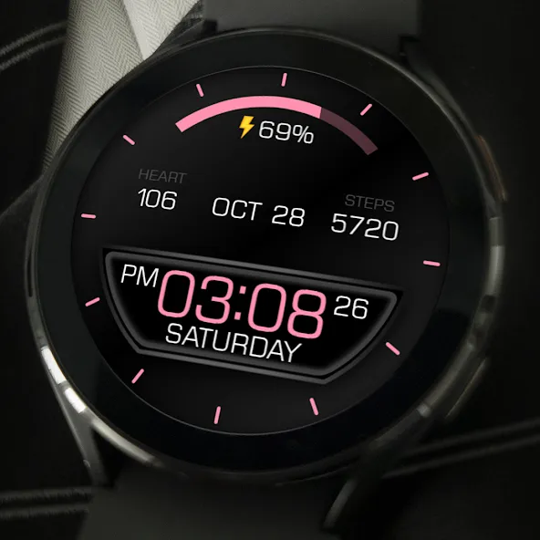 Key103 Digital Watch Face screenshot 5