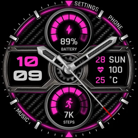 Phantom - Hybrid v4 watch face screenshot 13