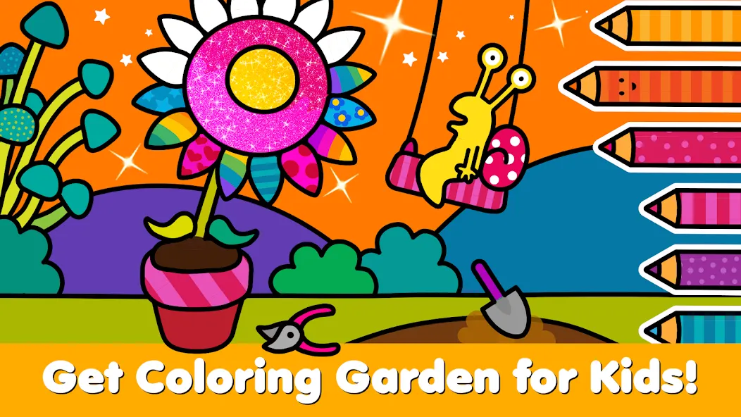 Garden:Coloring Games for Kids screenshot 6