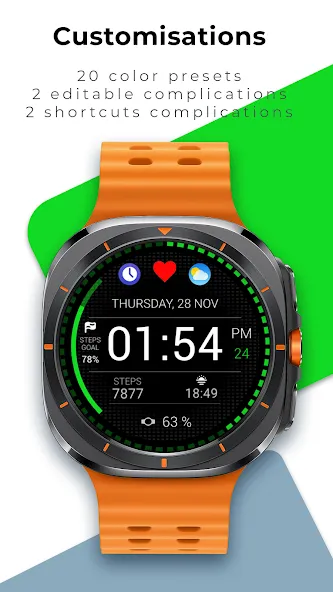 Runner Watch Face screenshot 3