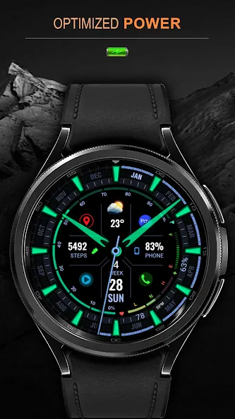 WFP 323 Analog Watch Face screenshot 5