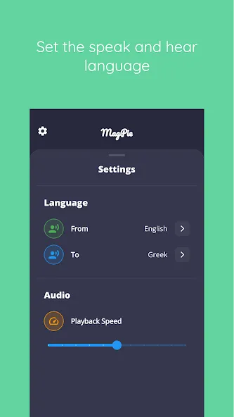 MagPie - Native speech screenshot 3