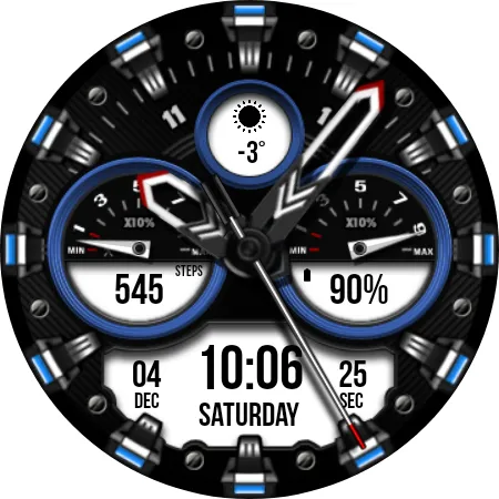 WFP 224 Modern watch face screenshot 41