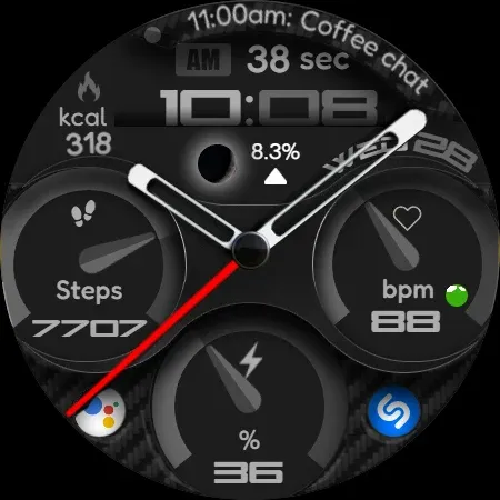 Digital Watch Face CUE107 screenshot 14