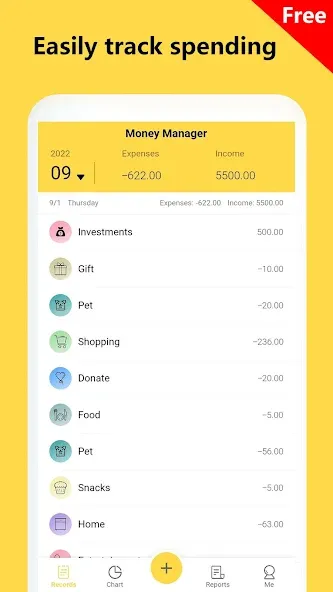 Money Tracker-Expense & Budget screenshot 1