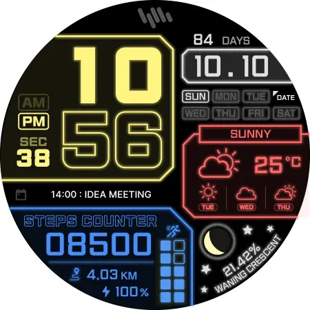 SamWatch Digital Neon 3 screenshot 35