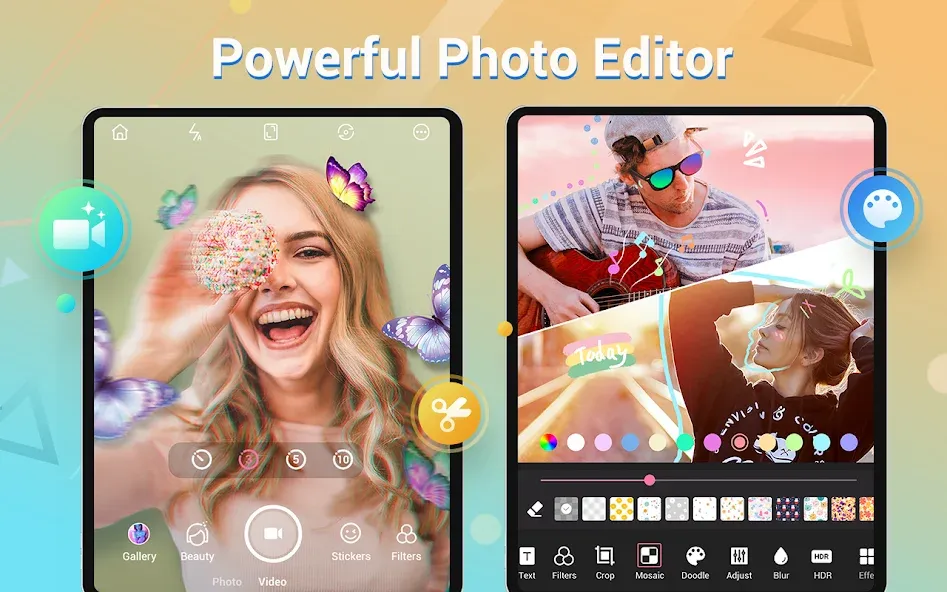Cámara de belleza HD Selfie screenshot 14