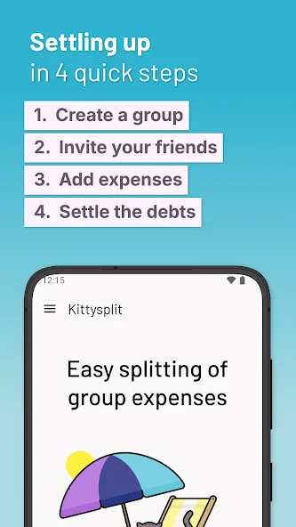 Kittysplit: Bills & cost split screenshot 1