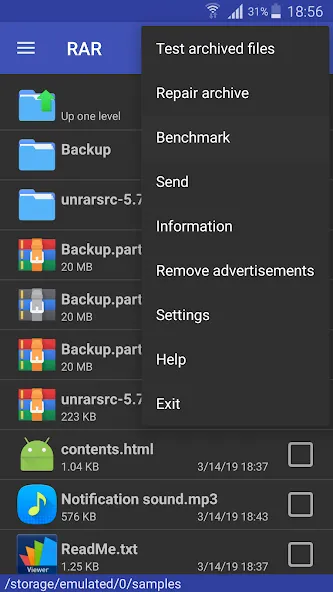 RAR screenshot 7