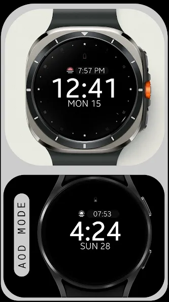 Battery v2 Digital watch face screenshot 5