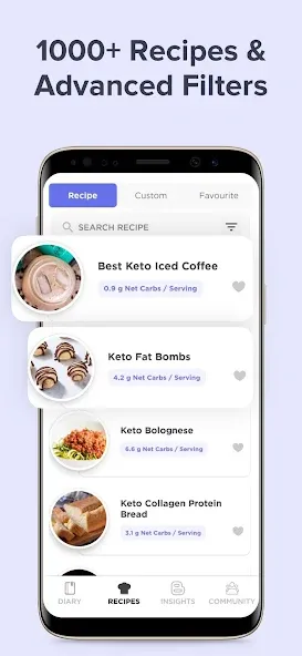 Keto Manager: Low Carb Diet screenshot 4