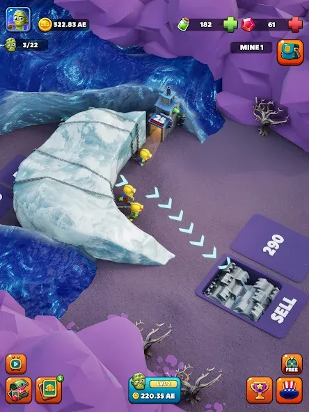 Idle Zombie Miner: Gold Tycoon screenshot 8