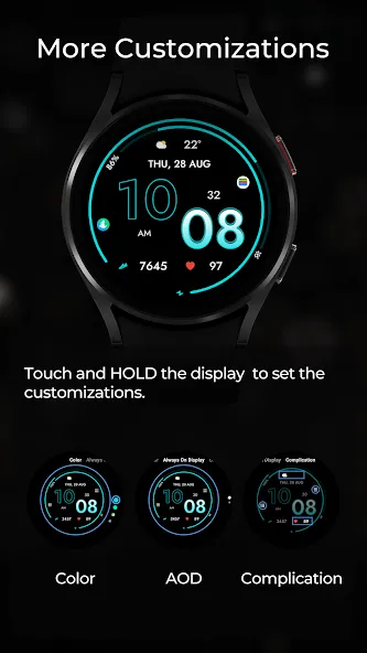 TVV Fitness 5 Watch Face screenshot 5