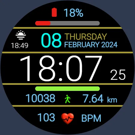 Iris509 Digital Watch Face screenshot 11