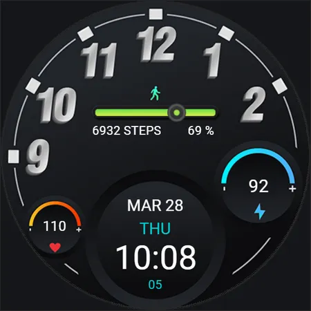 IA109 ANALOG DIGITAL WATCHFACE screenshot 9