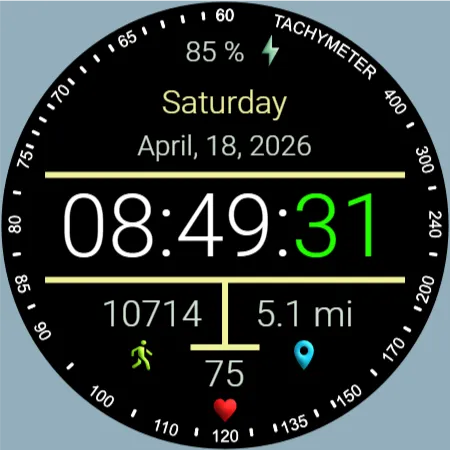 Iris583 Crisp Digital Watch screenshot 31