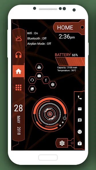 Strip Hi-tech Launcher 2025 screenshot 15